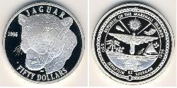 50 Dollar Marshallinseln Silber 