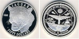 50 Dollar Marshallinseln Silber 