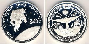 50 Dollar Marshall Islands Silver 