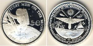 50 Dollar Marshall Islands Silver 