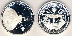 50 Dollar Marshall Islands Silver 