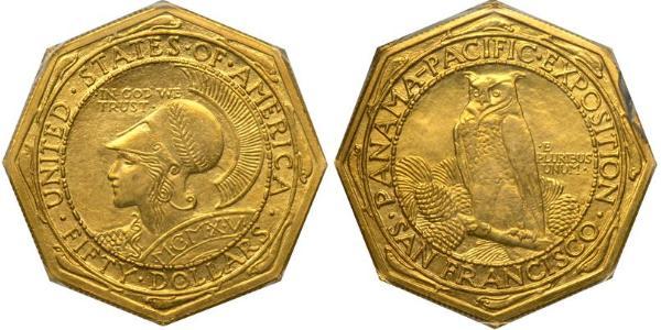 50 Dollar 美利堅合眾國 (1776 - ) 金 