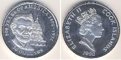 50 Dollar Cook Islands 銀 