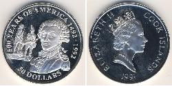 50 Dollar Cook Islands 銀 