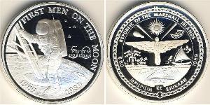 50 Dollar Marshall Islands 銀 