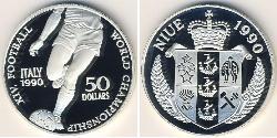 50 Dollar Niue 銀 