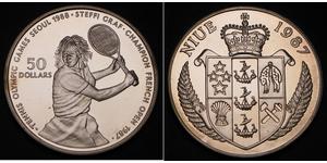 50 Dollar Niue 銀 
