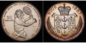 50 Dollar Niue 銀 