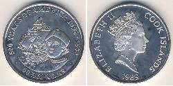 50 Dollaro Isole Cook Argento 