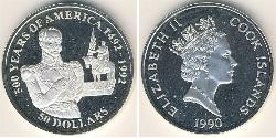 50 Dollaro Isole Cook Argento 