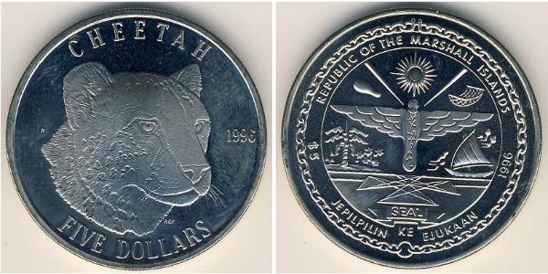 50 Dollaro Isole Marshall Argento 