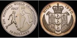 50 Dollaro Niue Argento 