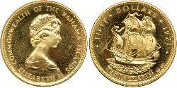 50 Dollaro Bahamas Oro Elisabetta II (1926-2022)