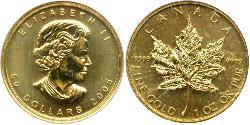 50 Dollaro Canada Oro Elisabetta II (1926-2022)