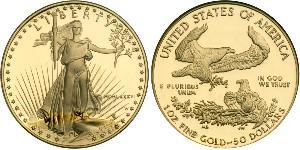50 Dólar Estados Unidos de América (1776 - ) Oro 