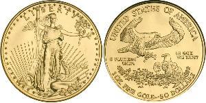 50 Dólar Estados Unidos de América (1776 - ) Oro 