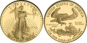 50 Dólar Estados Unidos de América (1776 - ) Oro 