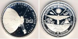 50 Dólar Islas Marshall Plata 