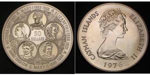 50 Dólar Islas Caimán  