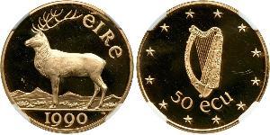 50 Ecu Ireland (1922 - ) Gold 