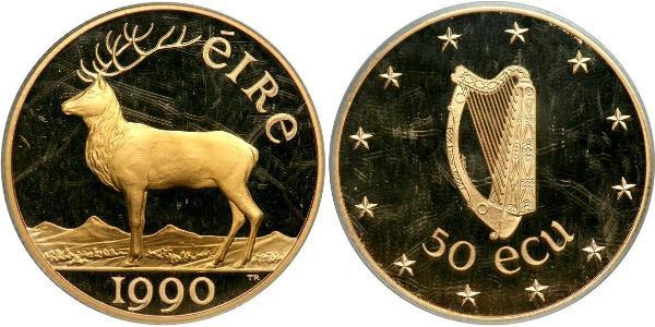 50 Ecu Irlande (1922 - ) Or 