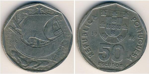 50 Escudo 葡萄牙 銅/镍 