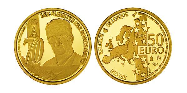 50 Euro Belgio Oro 