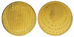 50 Euro Reino de los Países Bajos (1815 - ) Oro 