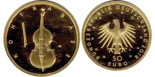 50 Euro Repubblica Federale di Germania (1990 - ) Oro 