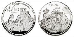 50 Euro Reino de España (1976 - ) Silber 