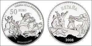 50 Euro Reino de España (1976 - ) Silber 