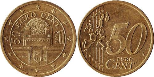 50 Eurocent Republic of Austria (1955 - ) Copper 
