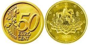 50 Eurocent Italia Tin/Aluminio/Cobre/Zinc 