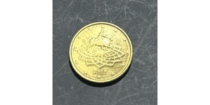 50 Eurocent Italien Tin/Aluminium/Kupfer/Zink 