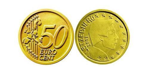 50 Eurocent Lussemburgo Tin/Rame/Alluminio/Zinco 