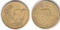50 Eurocent Regno dei Paesi Bassi (1815 - )  