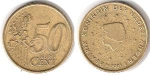 50 Eurocent Reino de los Países Bajos (1815 - )  
