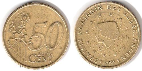 50 Eurocent Reino de los Países Bajos (1815 - )  