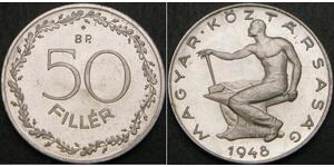 50 Filler Hungary (1989 - ) Aluminium 