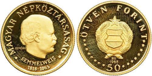 50 Forint Hungary (1989 - ) Gold 