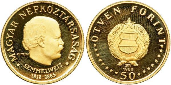 50 Forint Hungary (1989 - ) Gold 