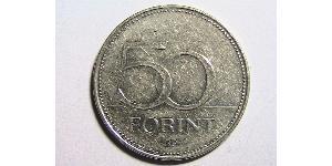 50 Forint Hongrie (1989 - ) Nickel/Laiton 