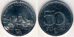 50 Forint Hungría (1989 - ) Níquel/Cobre 