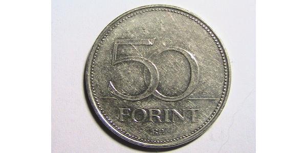 50 Forint 匈牙利 黃銅/镍 