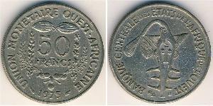 50 Franc French West Africa (1895-1958) Cuivre/Nickel 