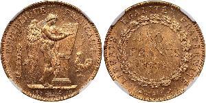 50 Franc Dritte Französische Republik (1870-1940)  Gold 