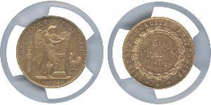 50 Franc Dritte Französische Republik (1870-1940)  Gold 