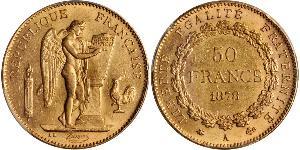 50 Franc Dritte Französische Republik (1870-1940)  Gold 