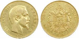 50 Franc Second French Empire (1852-1870) Gold Napoleon III (1808-1873)