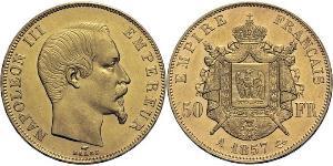 50 Franc Zweites Kaiserreich (1852-1870) Gold Napoleon III (1808-1873)